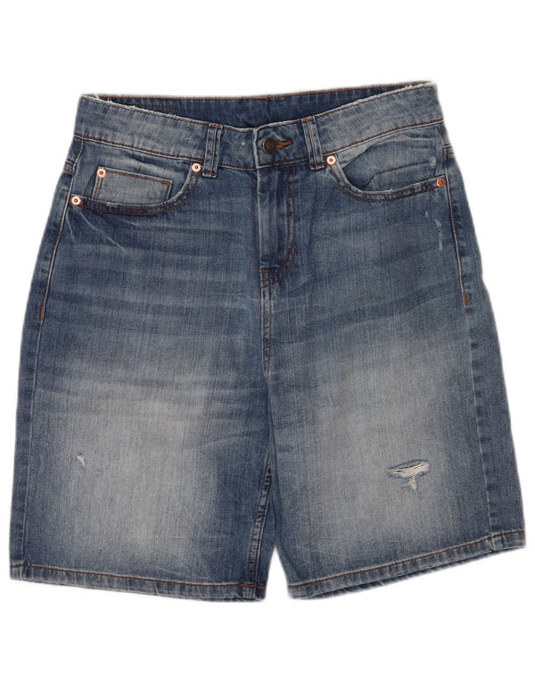 Benetton denimshorts til kvinder W30 Medium Blue