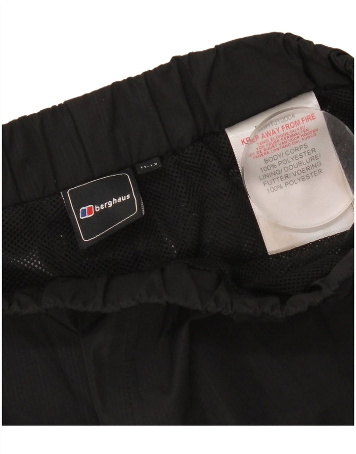 Berghaus Pige Vandtætte Bukser 11-12 År Sort Polyester