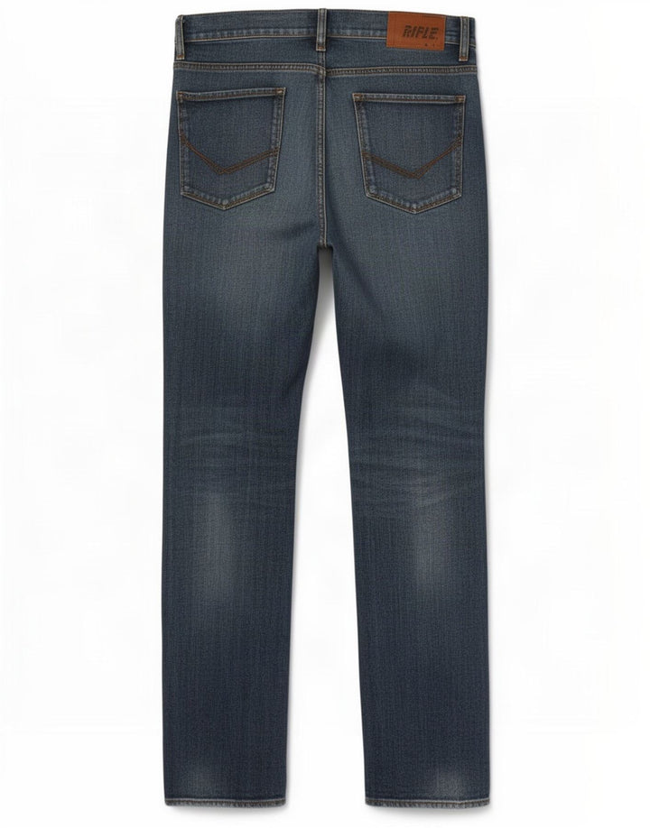 Rifle Herre Slim Jeans W33 L34 Blå Bomuld