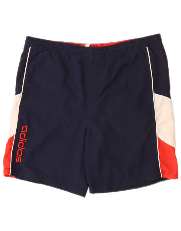 ADIDAS Badeshorts til drenge 13-14 år Marineblå Colourblock Polyester