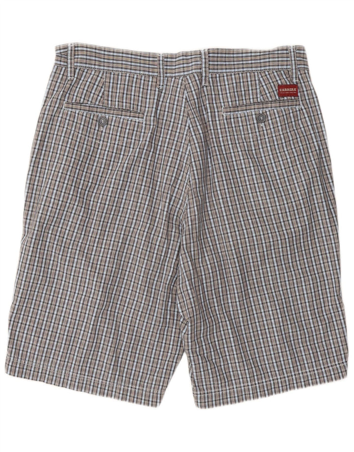 Carrera Chino Shorts til mænd IT 50 Large W34 Blue Ternet Bomuld