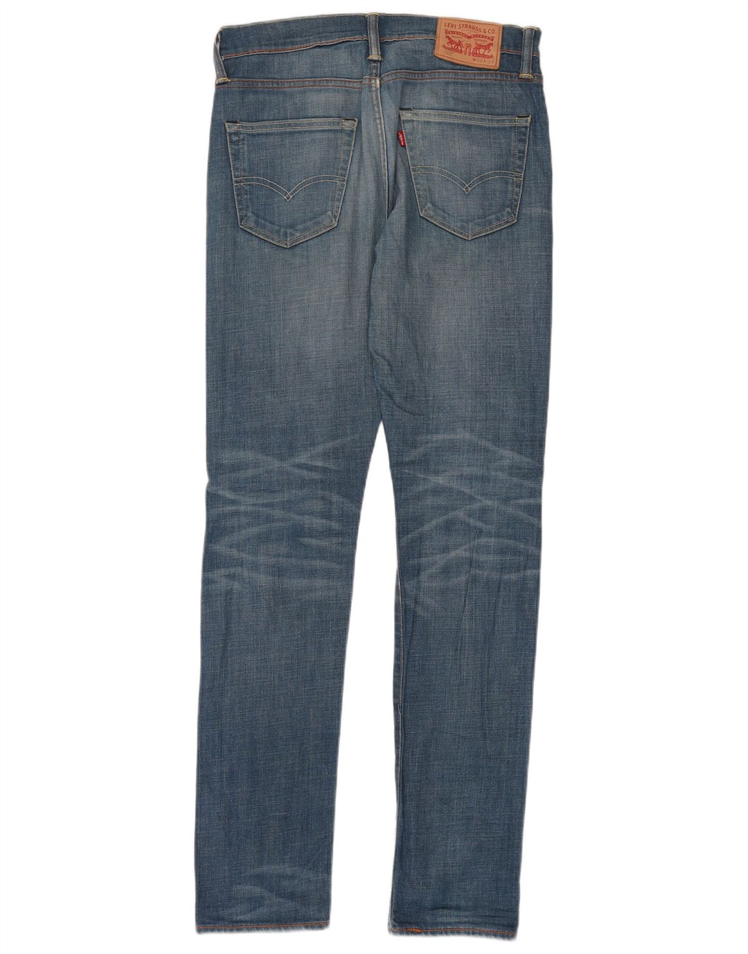 Levi's Herre 522 Slim Tapered Jeans W30 L34 Blå Bomuld