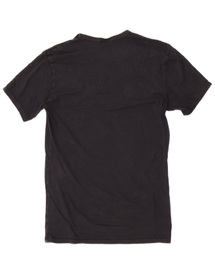 Calvin Klein Herre grafisk T-shirt Top Lille sort bomuld