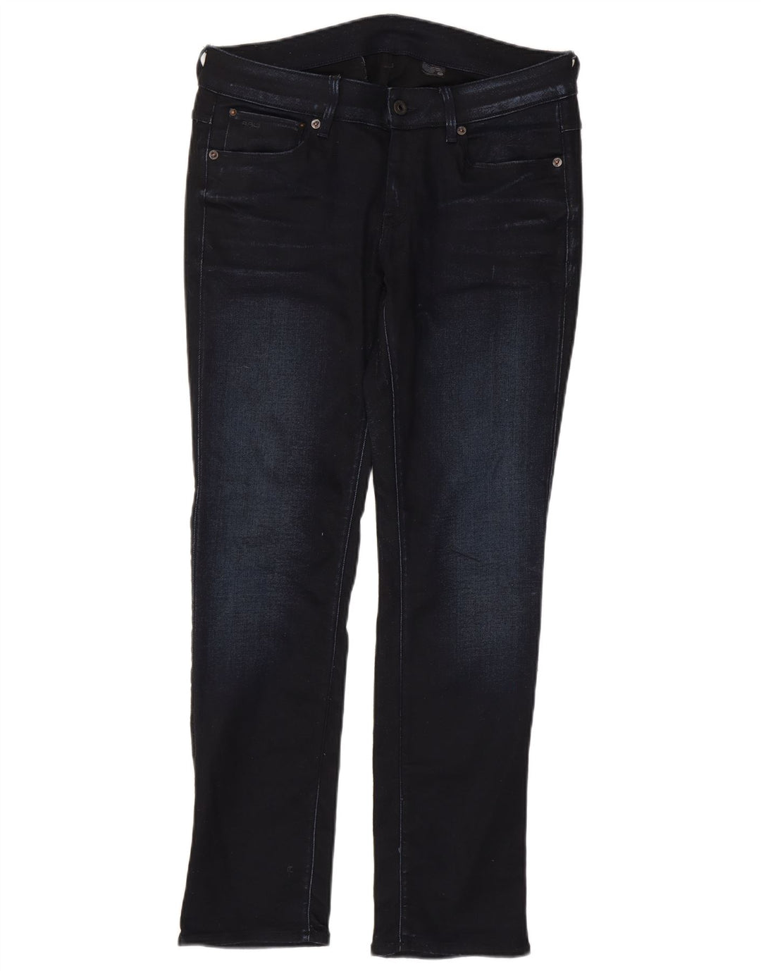 G-Star Straight Jeans til mænd W32 L30 Marineblå Bomuld