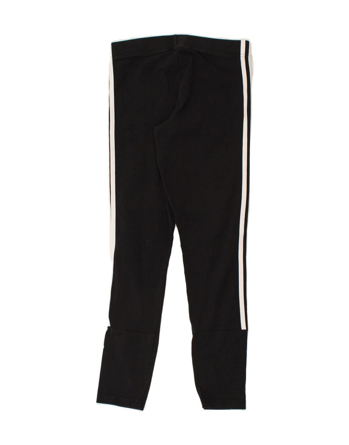 ADIDAS Womens Leggings UK 8 Small Black | Vintage Adidas | Thrift | Second-Hand Adidas | Used Clothing | Messina Hembry 