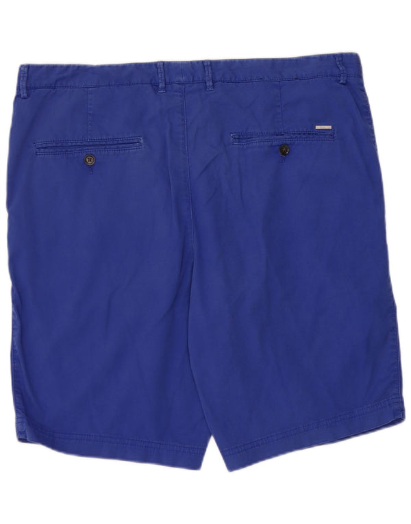 Hugo Boss Herre Chino Shorts W38 XL Blå Bomuld