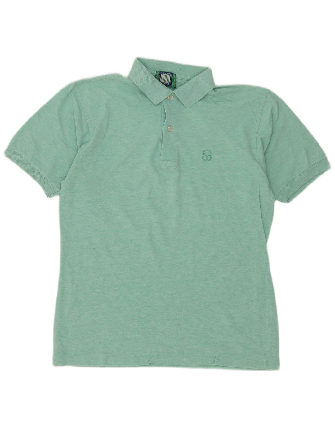 Sergio Tacchini Herre poloshirt Medium Grøn Flecked Bomuld