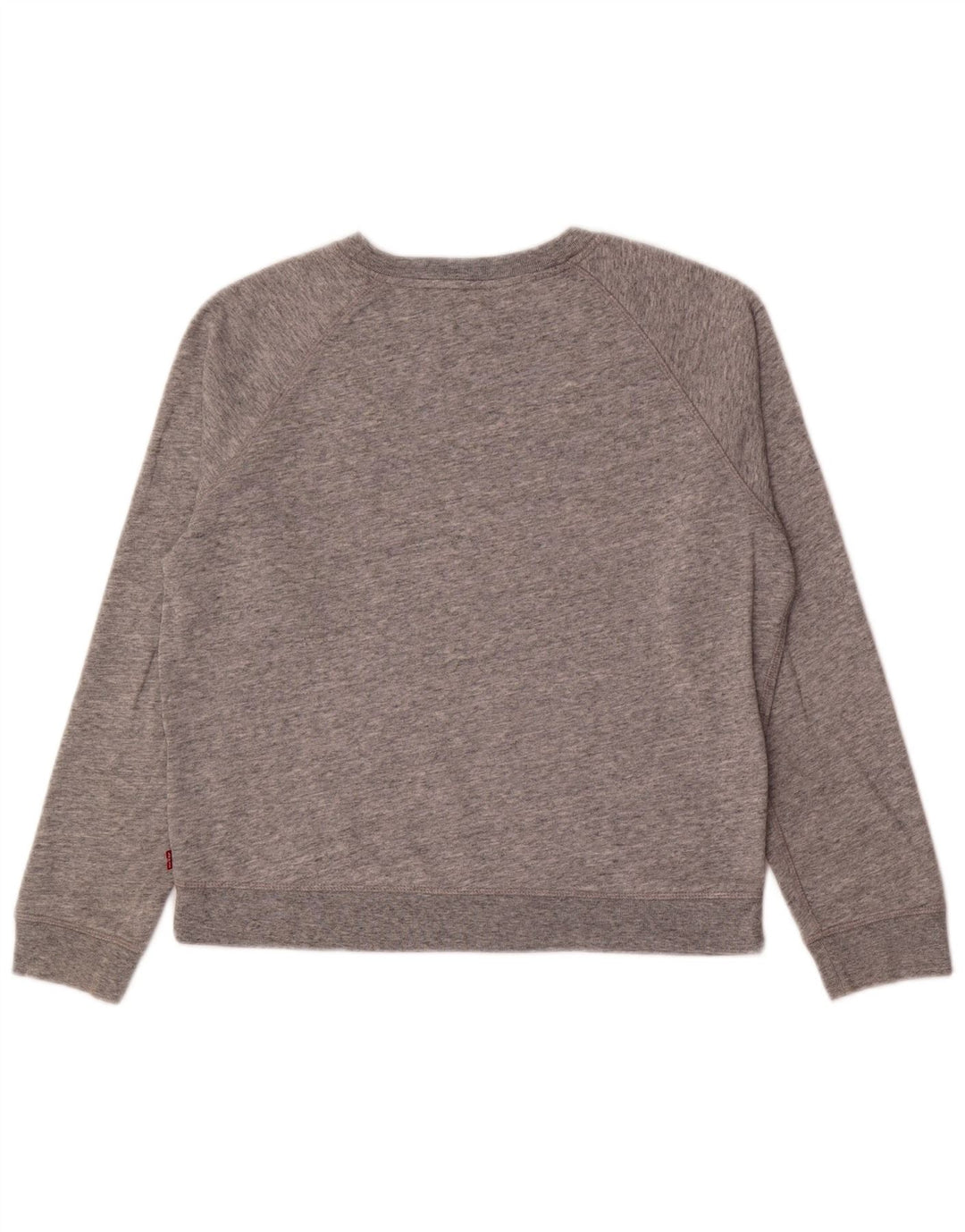 Levi's grafisk sweatshirt til kvinder UK 14 Medium Grå Flecked