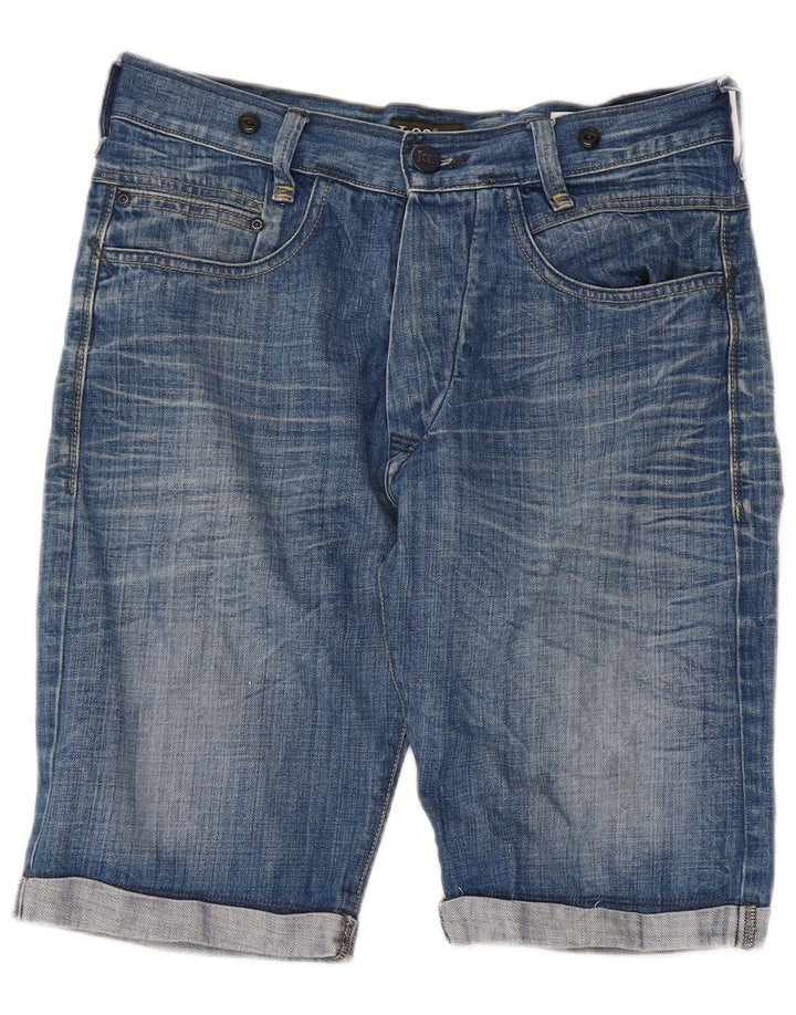 Lee Herre grønne Cinch denimshorts W29 Små blå bomuld