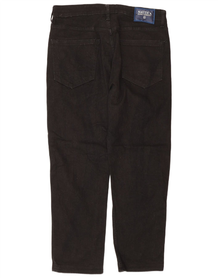Nautica Herre Bootcut Jeans W34 L30 Sort Bomuld