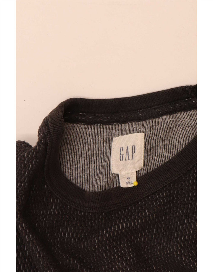 Gap Herre Loose Fit Top Langærmet XS Grå Bomuld