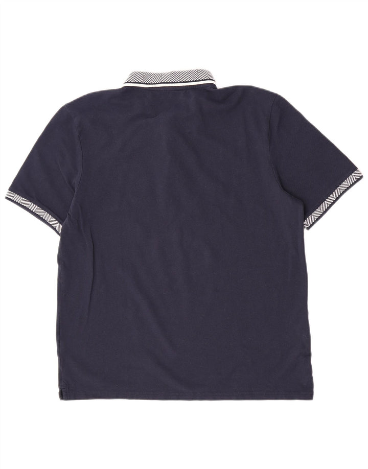 Ben Sherman herre poloshirt Stor marineblå stribet bomuld