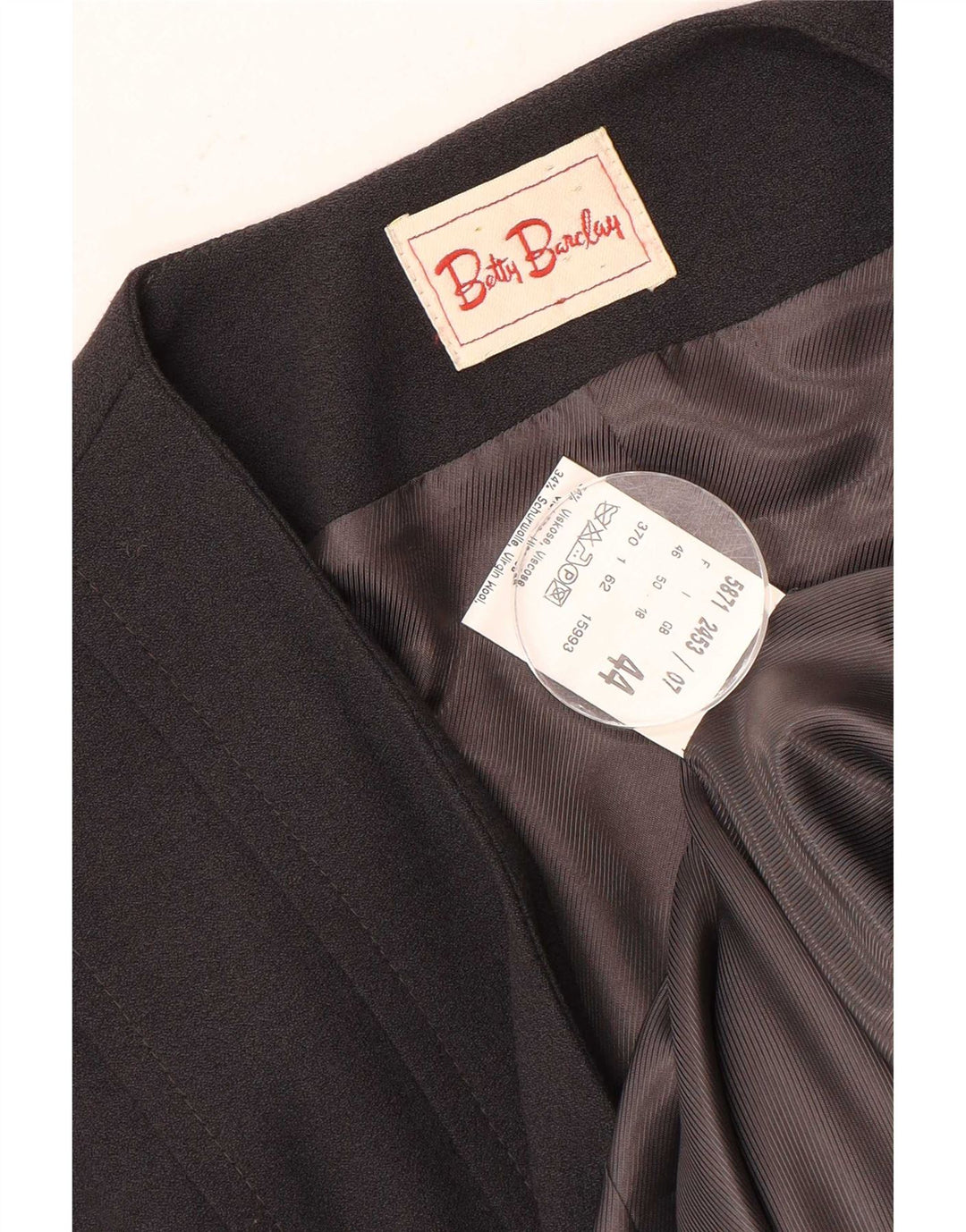 Betty Barclay Dame Blazer Jacket UK 18 XL Grå Viscose