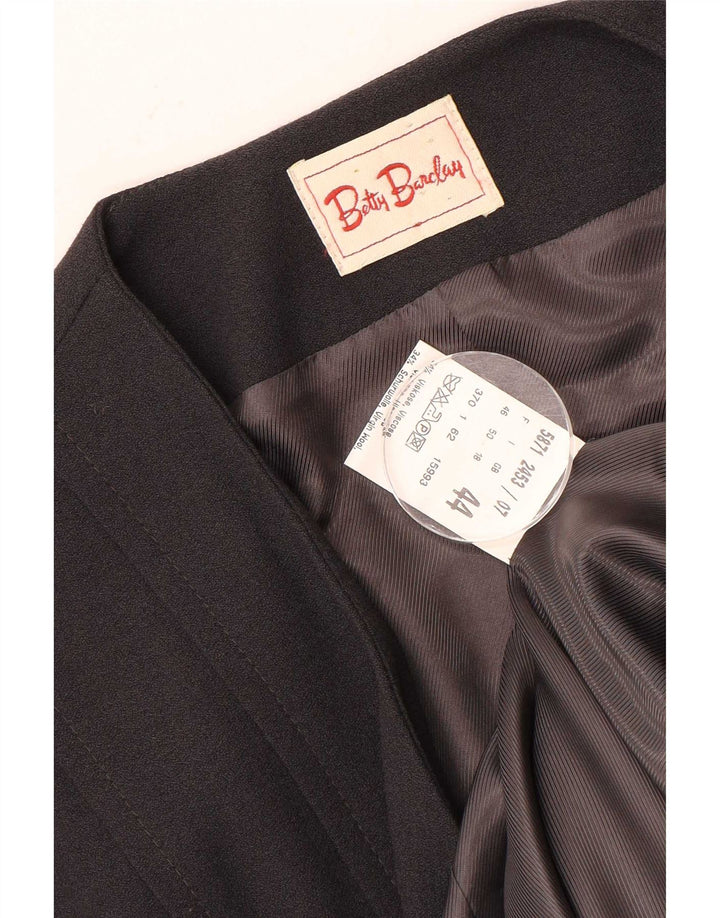 Betty Barclay Dame Blazer Jacket UK 18 XL Grå Viscose