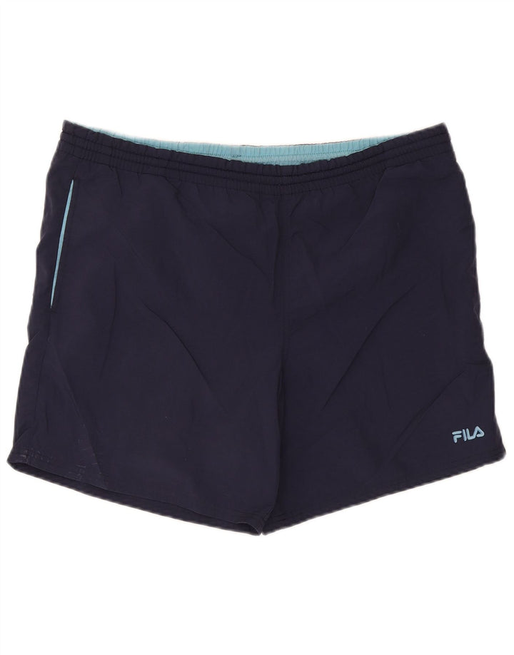 Fila Sportshorts til mænd, store marineblå polyester