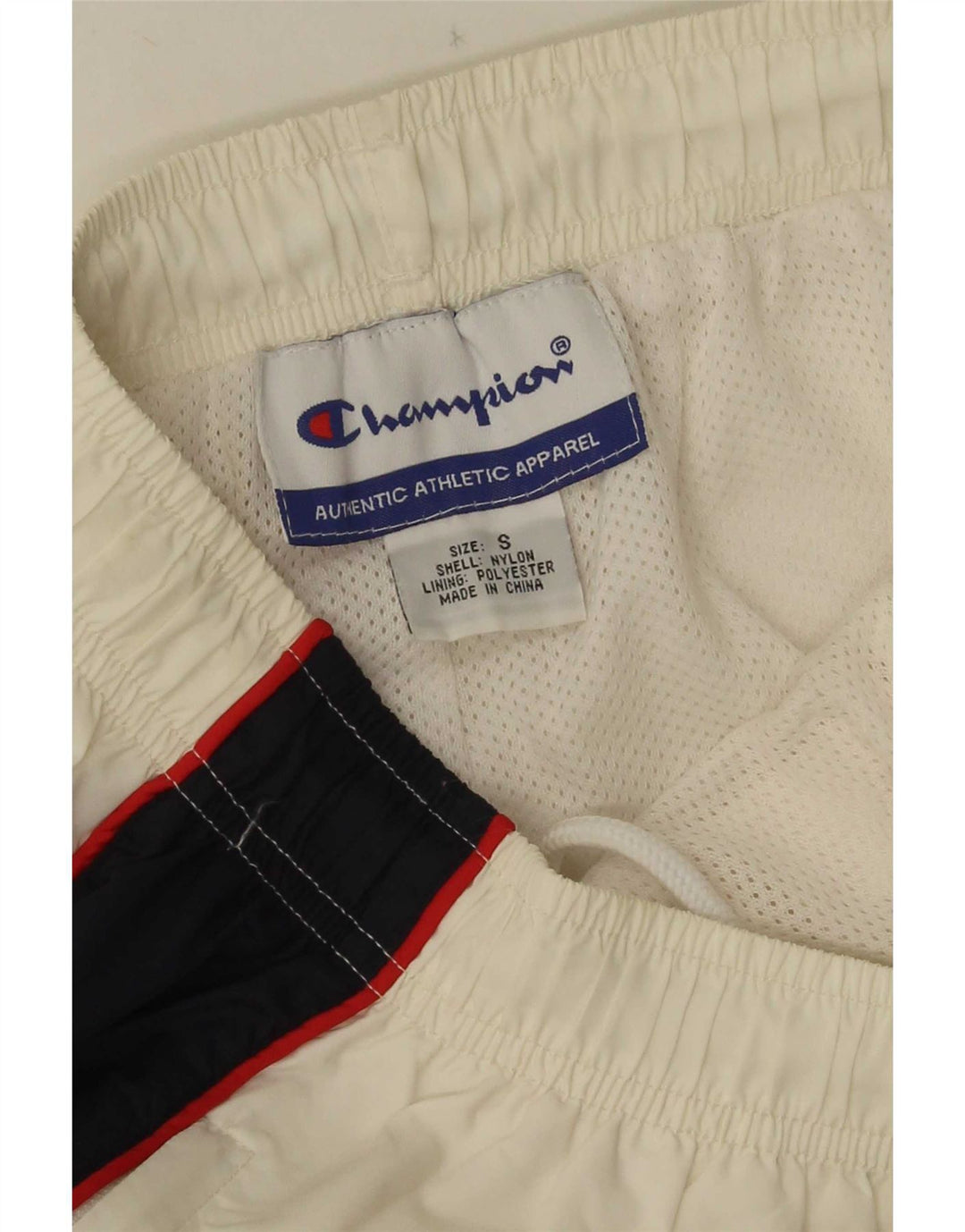 Champion Herre Capri træningsdragt Bukser Small White Colourblock Nylon