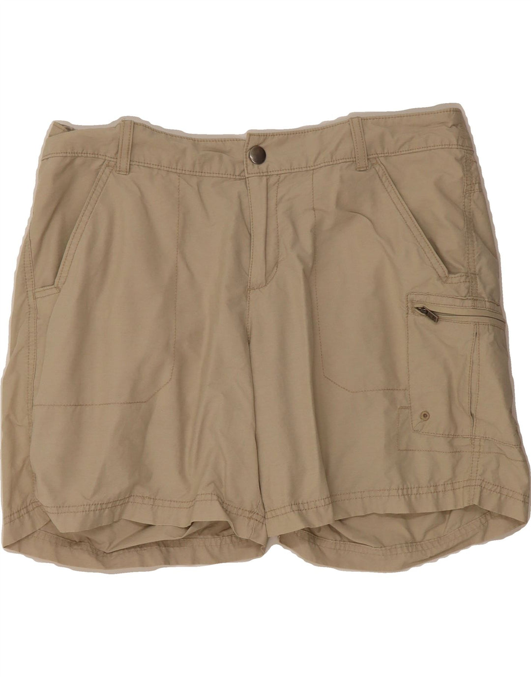 COLUMBIA Womens Cargo Shorts US 12 Large W34 Beige Cotton Vintage Columbia and Second-Hand Columbia from Messina Hembry 