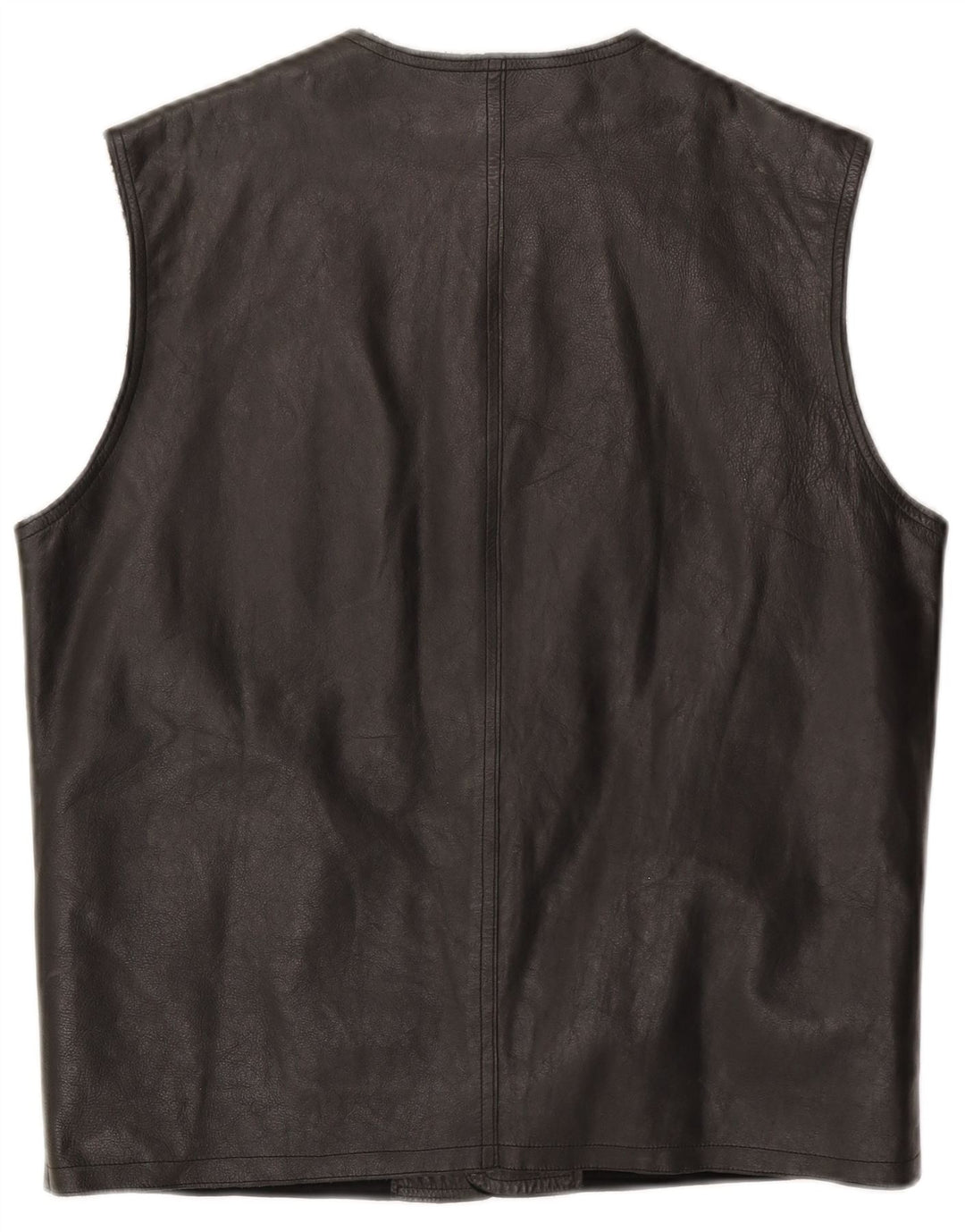 Arsenal Herre Læder Gilet UK 38 Medium Sort