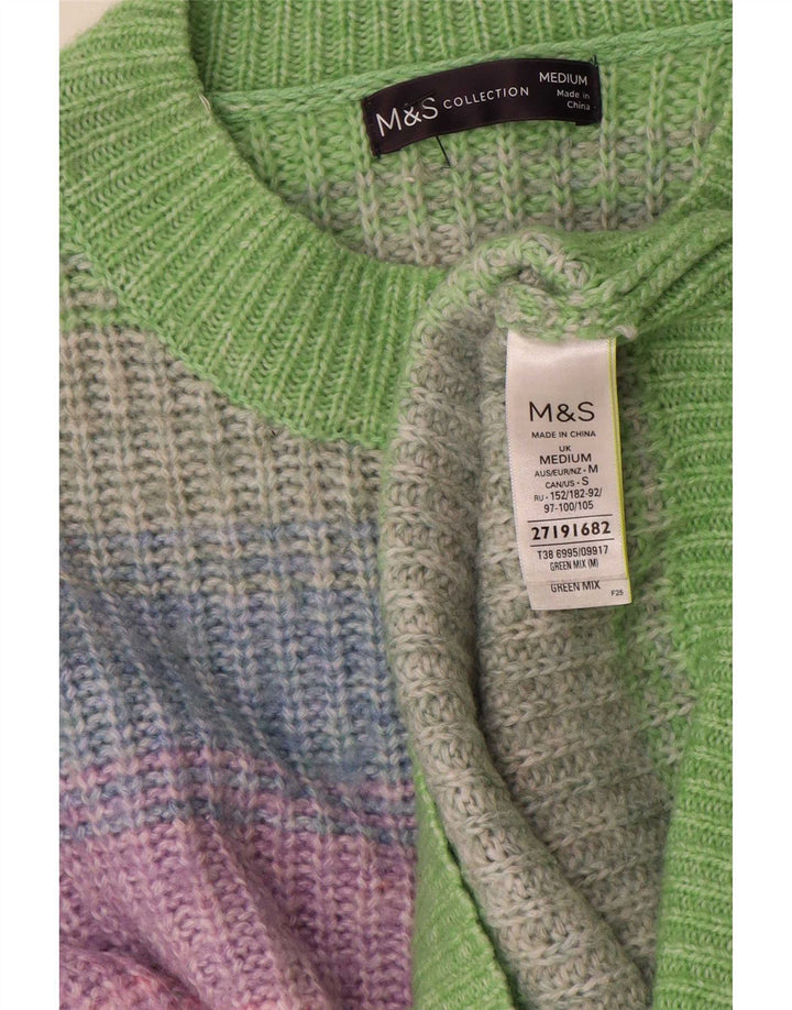 Marks & Spencer Dame sweater med rund hals DK 14 Medium Flerfarvet