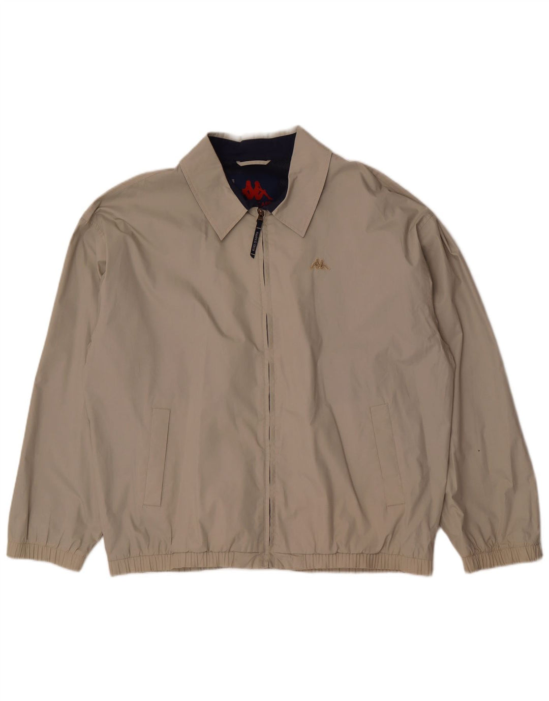 Kappa Herre Bomber Jacket UK 44 2XL Beige Polyester
