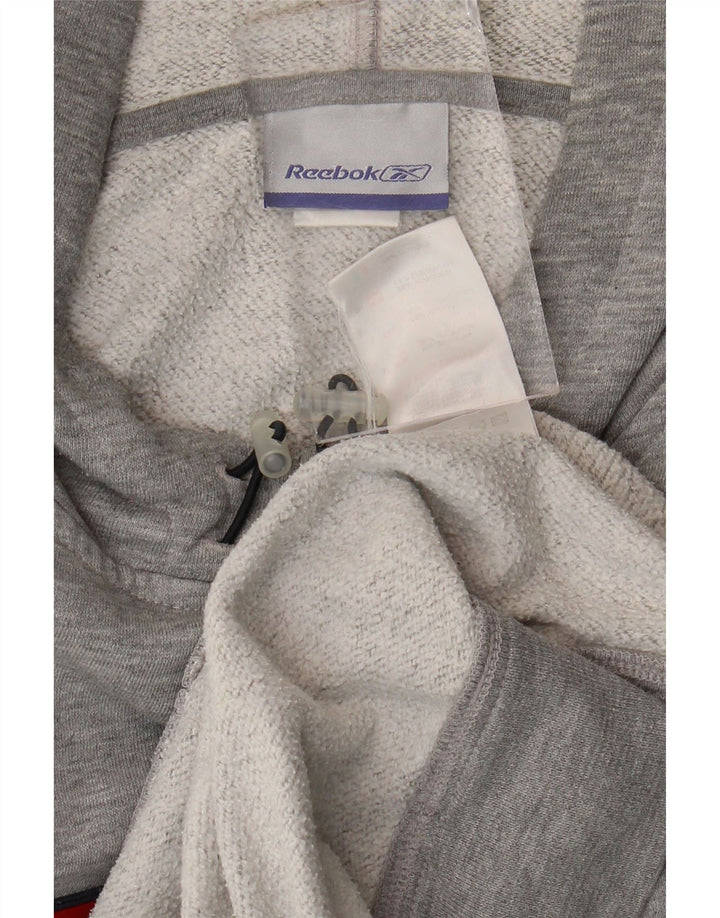 Reebok Herre grafisk hættetrøje XL Grå Flecked Polyester