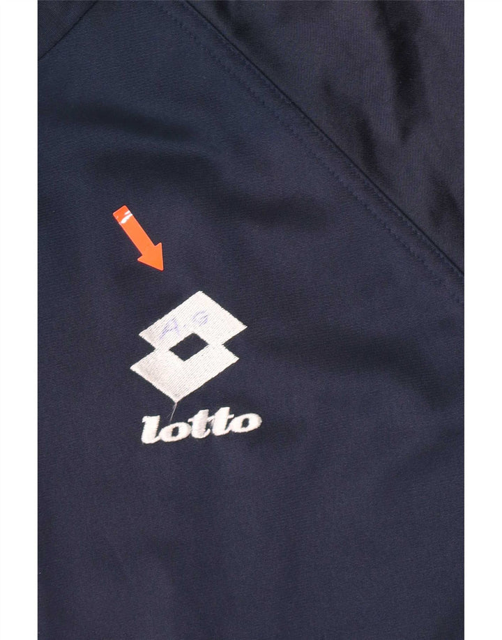 Lotto Herre grafisk træningsdragt Topjakke XL Navy Blue Colourblock