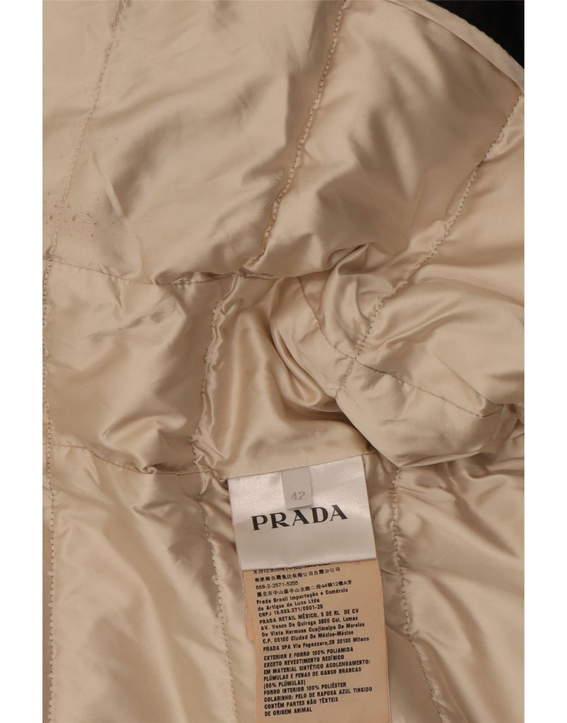 PRADA Womens Padded Jacket IT 42 Medium Black Polyamide Vintage Prada and Second-Hand Prada from Messina Hembry 