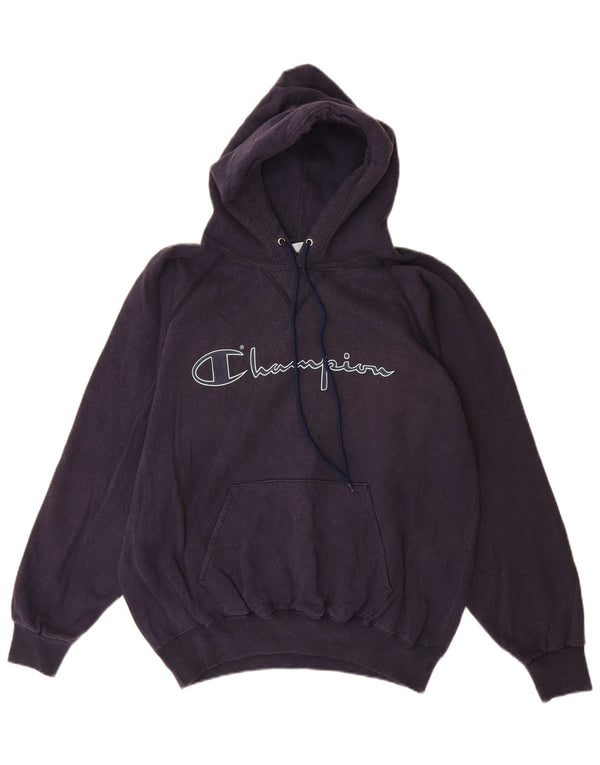 Champion Herre grafisk hættetrøje Jumper Medium marineblå bomuld