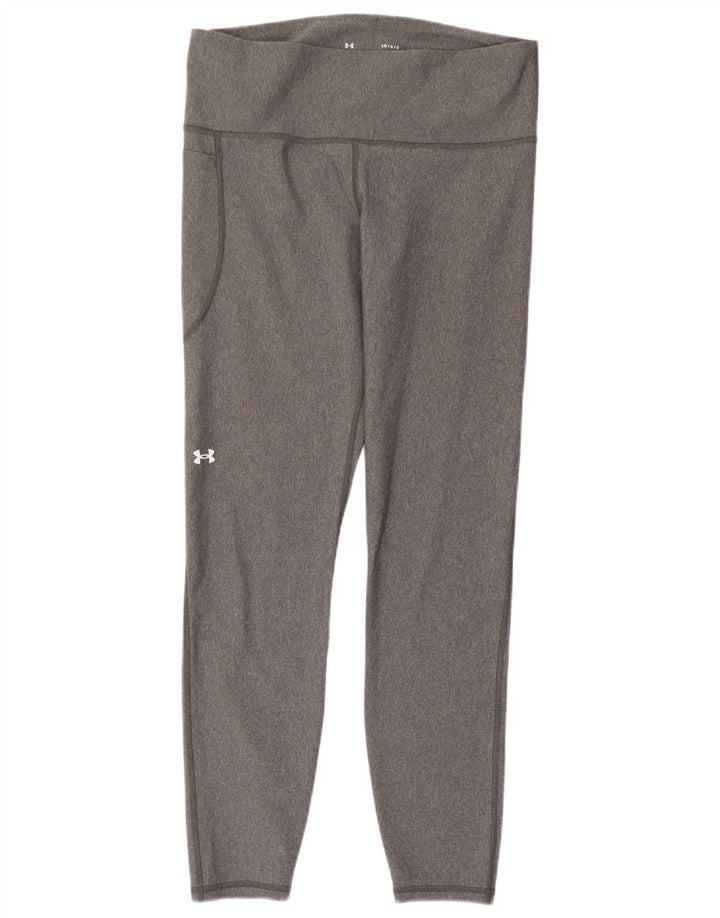 Under Armour Womens Heat Gear Leggings UK 14 Large Grå