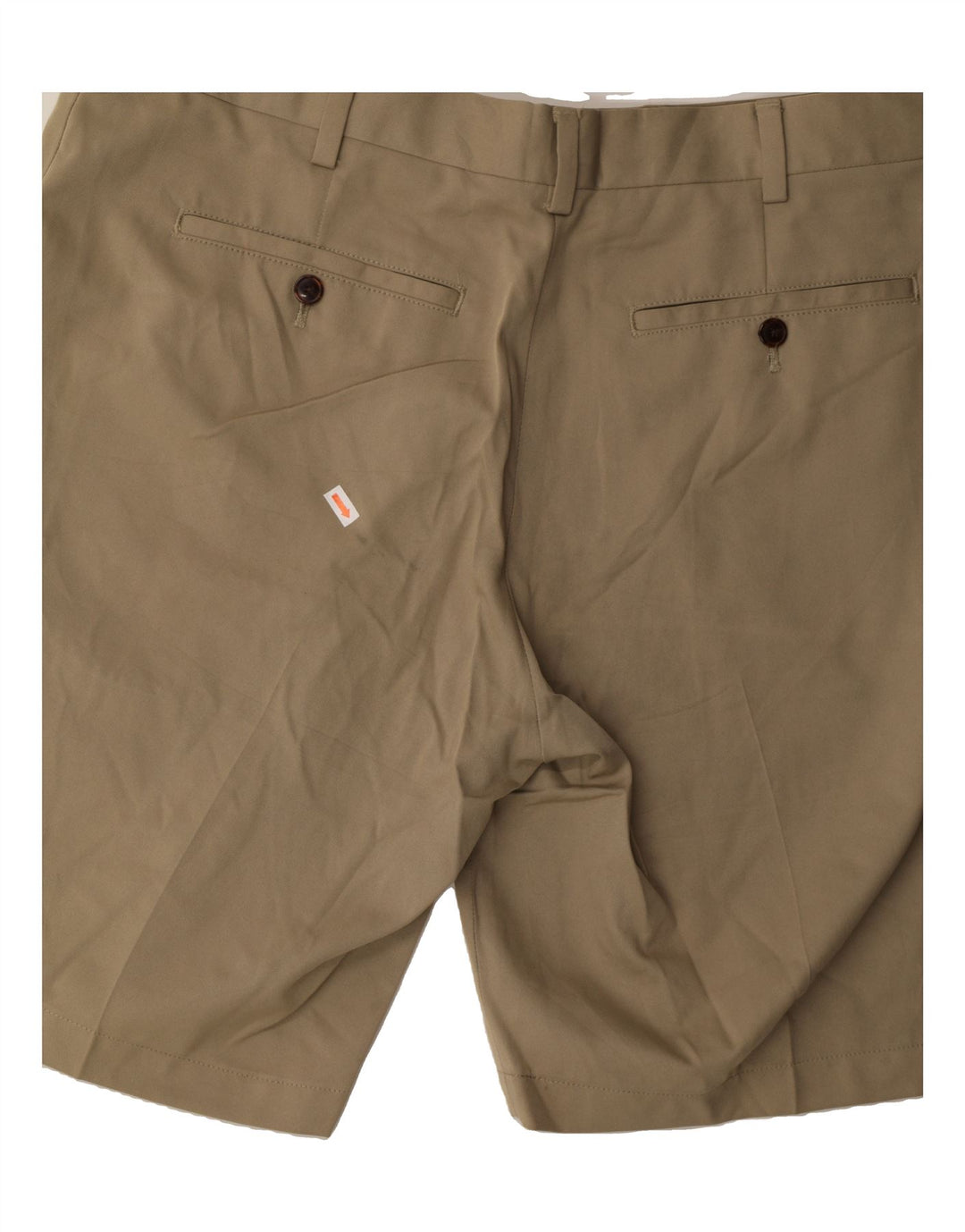 EDDIE BAUER Mens Chino Shorts W36 Large Khaki Polyester Vintage Eddie Bauer and Second-Hand Eddie Bauer from Messina Hembry 