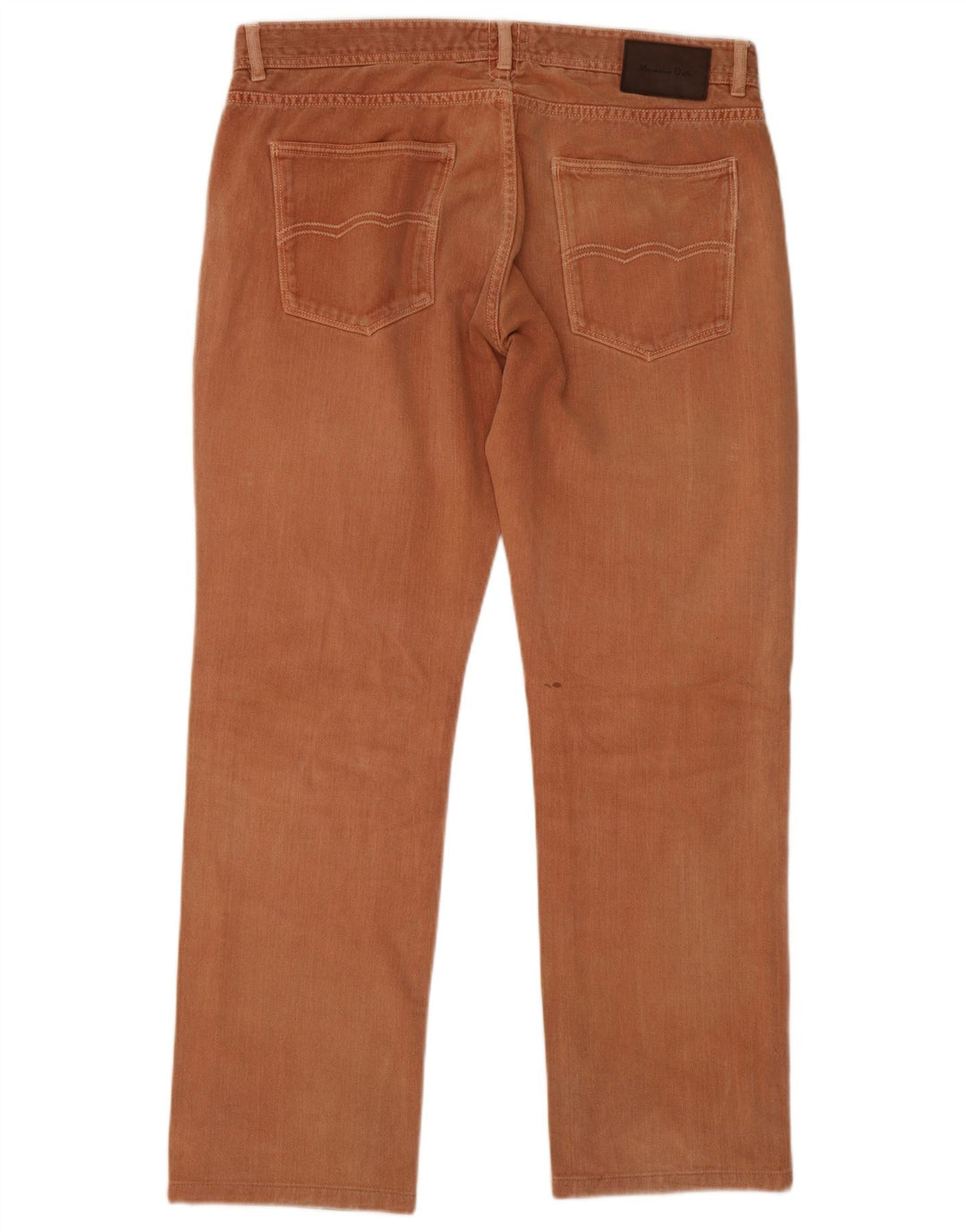 Massimo Dutti Herre Straight Jeans W36 L30 Brun