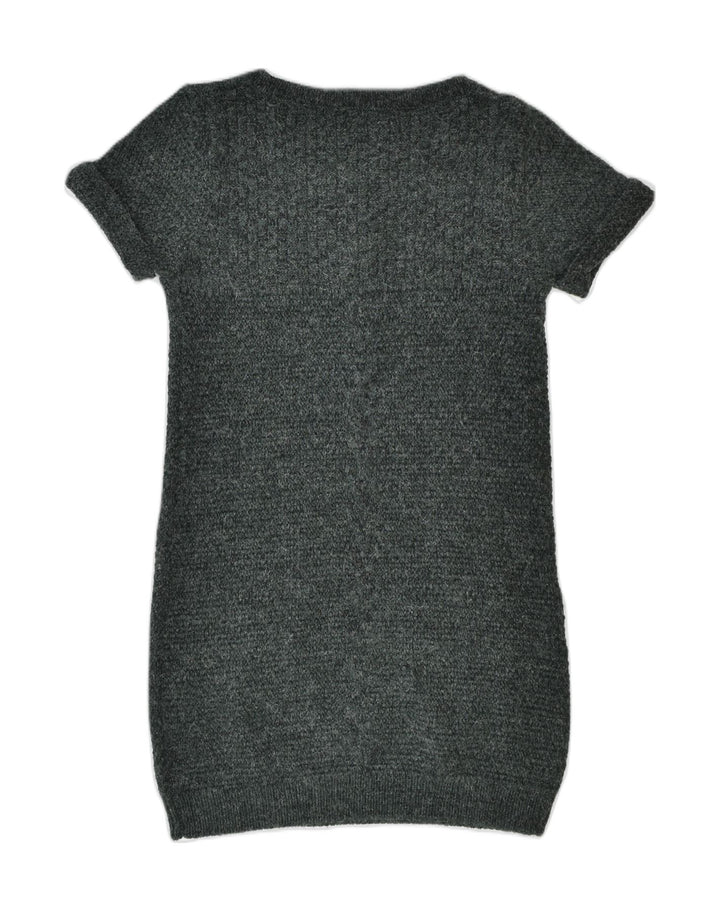 PEPE JEANS Womens Jumper Dress UK 12 Medium Green Acrylic | Vintage | Thrift | Second-Hand | Used Clothing | Messina Hembry 