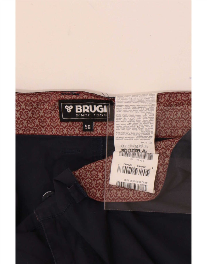 Brugi Chino Shorts til mænd W38 XL Marineblå Bomuld