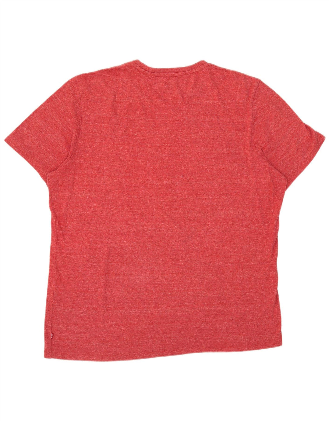 Levi's Herre grafisk T-shirt Top XL Rød Flecked