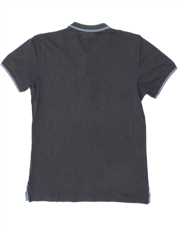 MARLBORO CLASSICS Mens Polo Shirt Medium Navy Blue Vintage Marlboro Classics and Second-Hand Marlboro Classics from Messina Hembry 