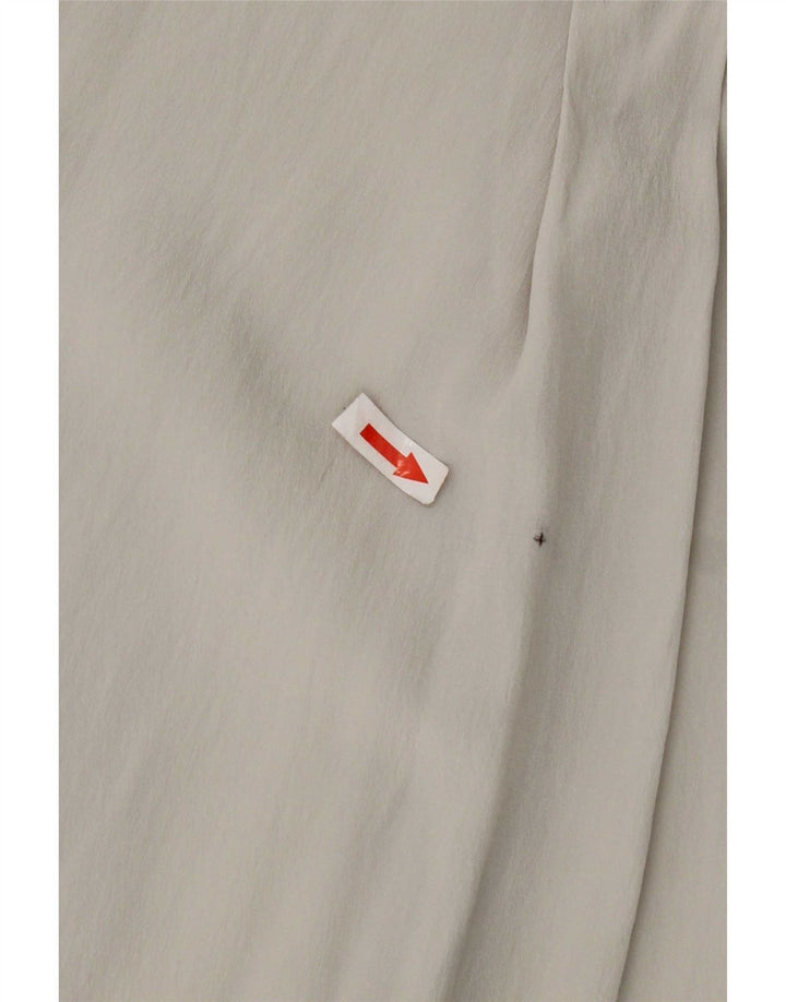 Pancaldi skjortebluse til kvinder UK 18 XL Grå Silke