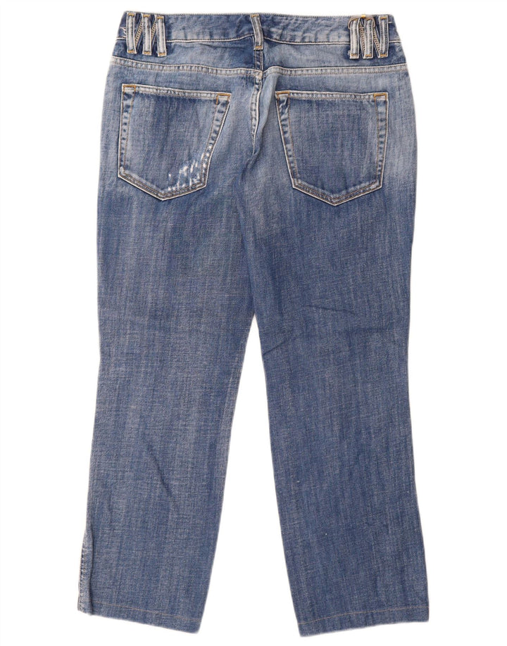 Diesel Dame Looppy Distressed Straight Jeans W32 L26 Blå Bomuld