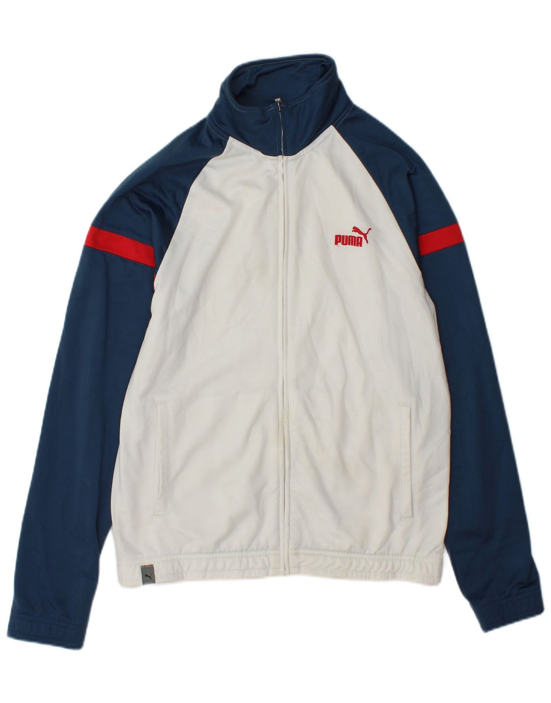 Puma Træningsdragt til mænd Topjakke XS Hvid Colourblock