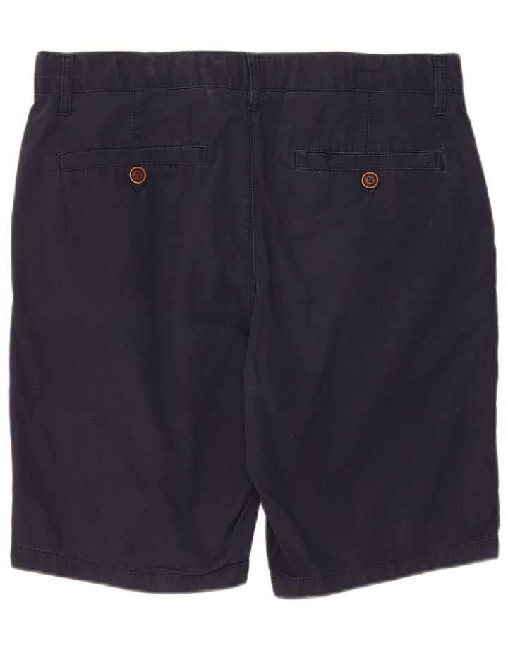 Fat Face Herre Chino Shorts W32 Medium Navy Blue Bomuld