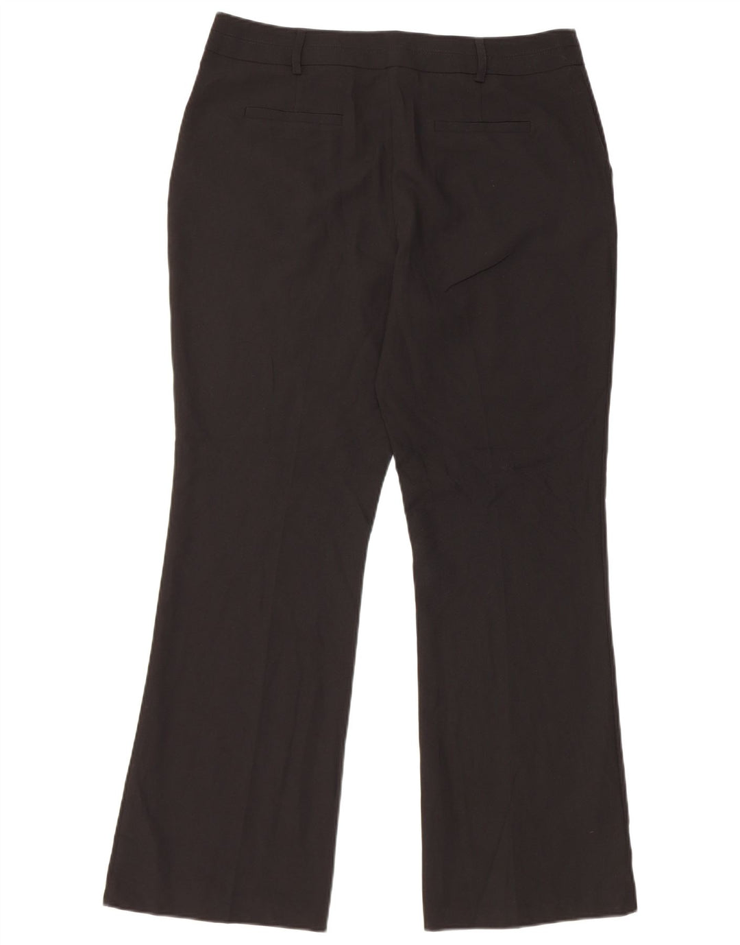 M&Co Dame Bootcut Chino Bukser UK 14 Large W32 L29 Sort Polyester