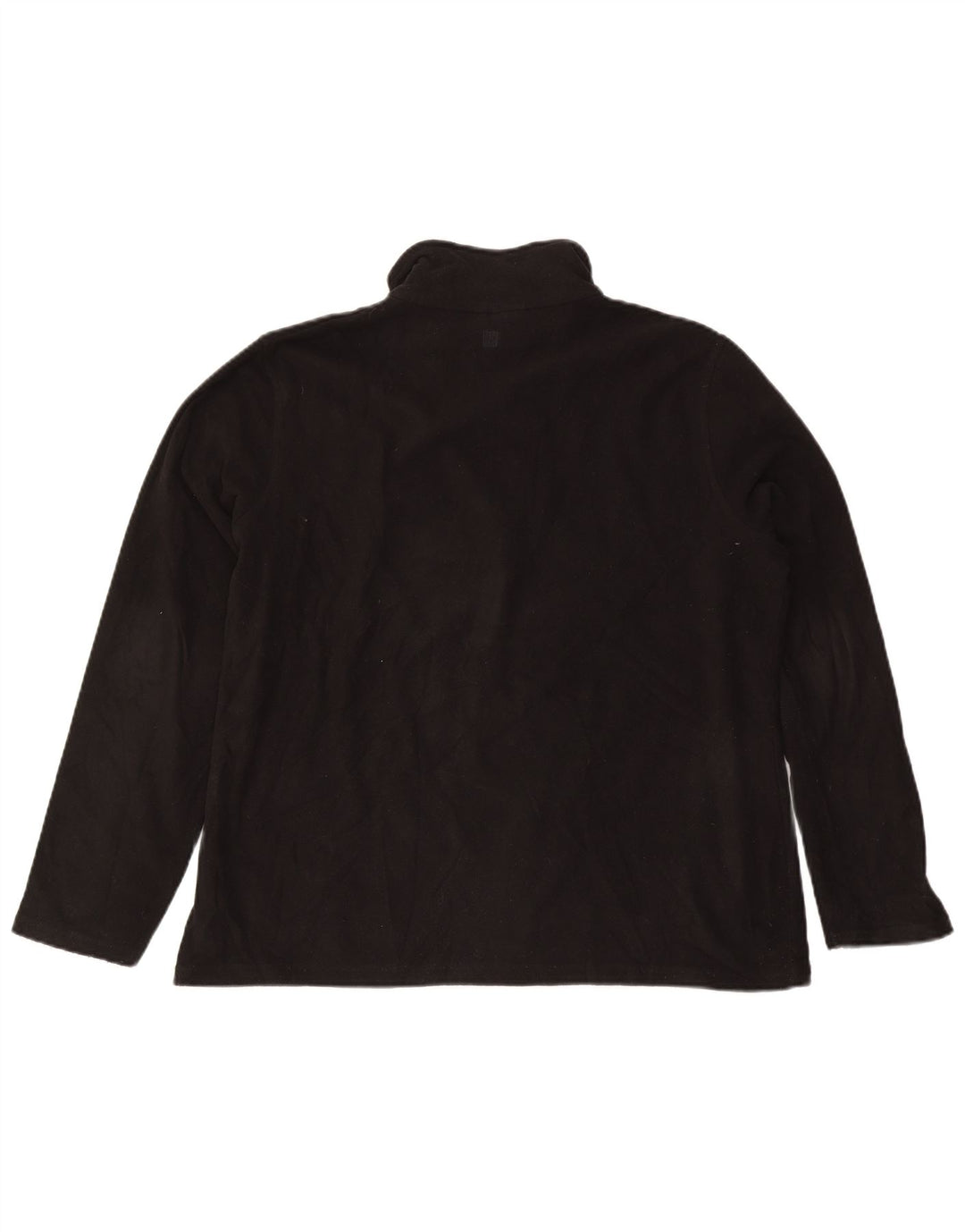 Mountain Warehouse Herre Zip Neck Fleece Jumper XL Sort Polyester