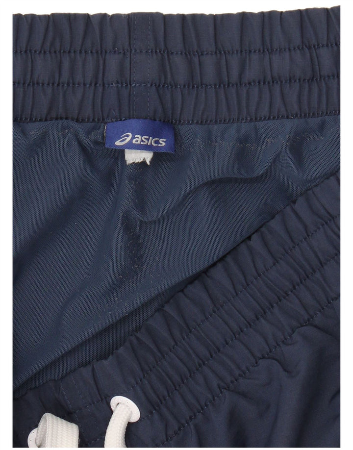 ASICS Mens Sport Shorts Large  Navy Blue Polyester