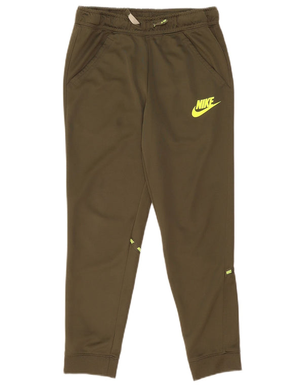 Nike Boys Standard Fit træningsdragt Bukser Joggers 8-9 år Small Green