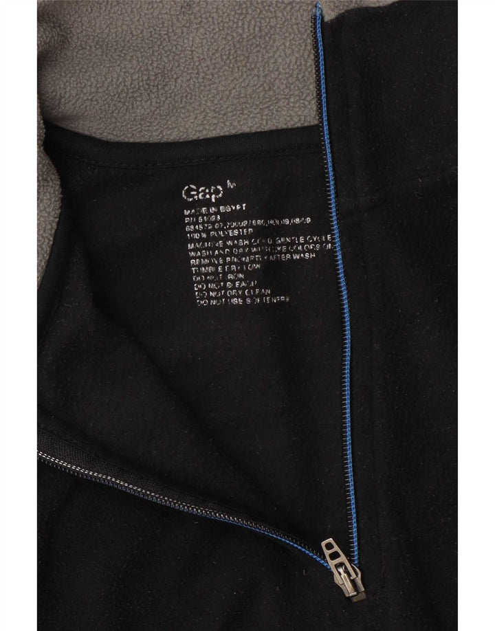 Gap herre lynlås hals fleece jumper medium sort polyester