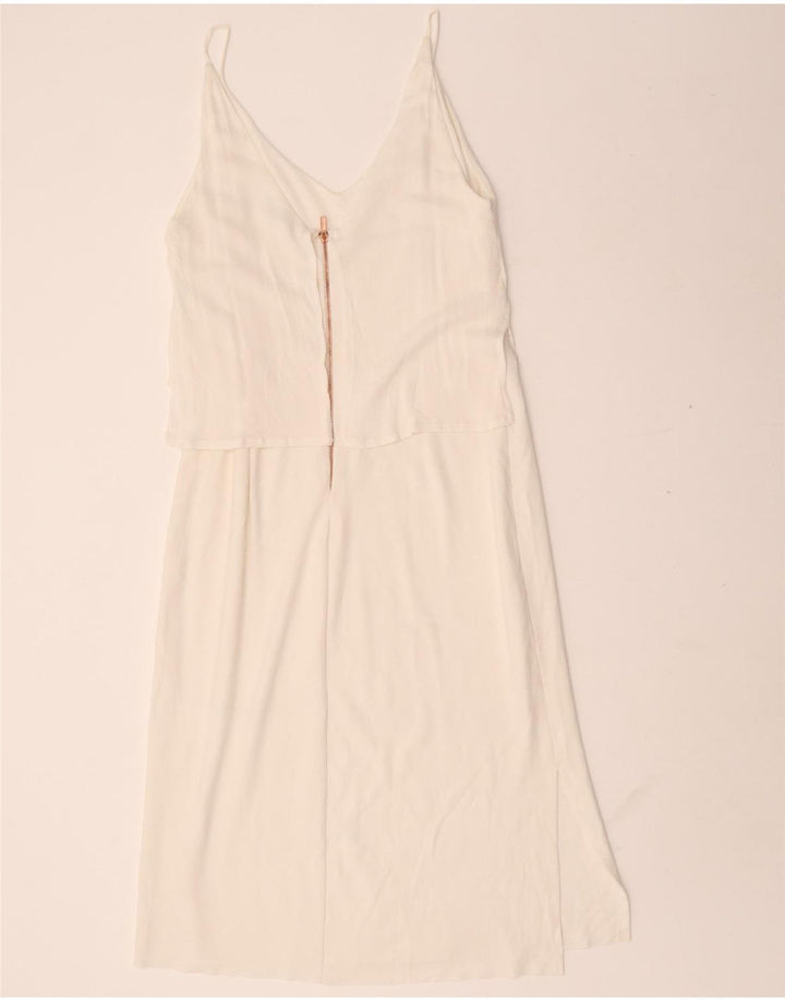 Zara Dame Slip Dress UK 14 Large White