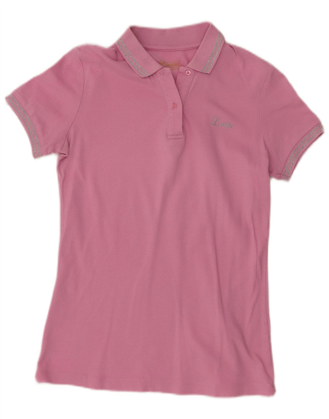 Lotto Dame Polo Shirt UK 12 Medium Pink