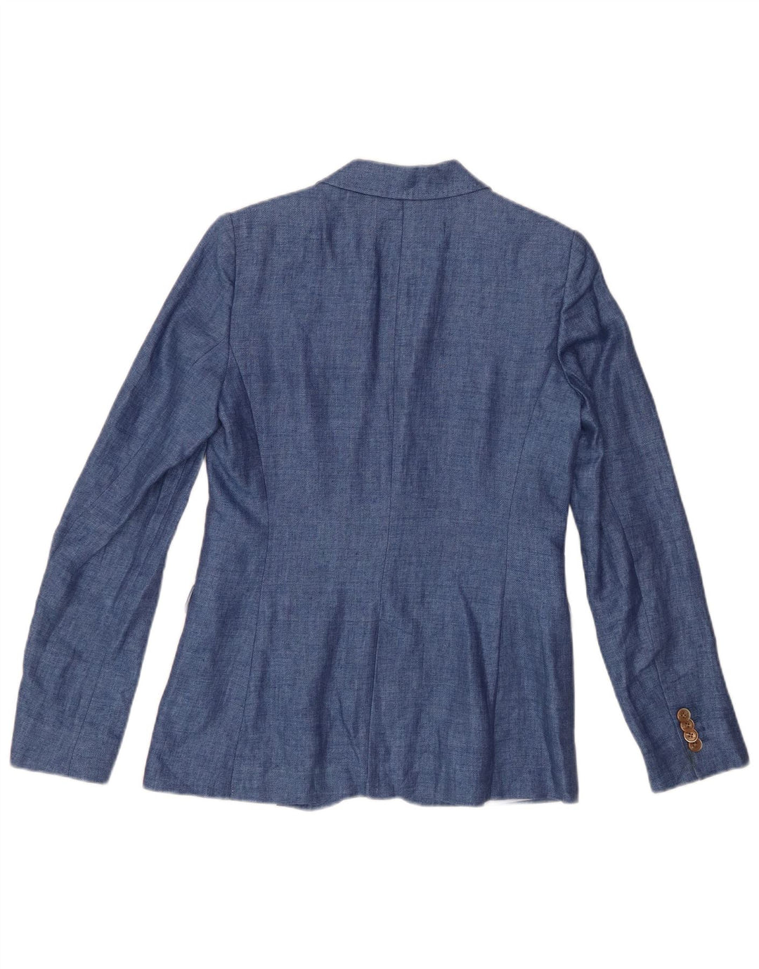 Massimo Dutti Dame 1 Knap Blazer Jakke EU 36 XS Blå