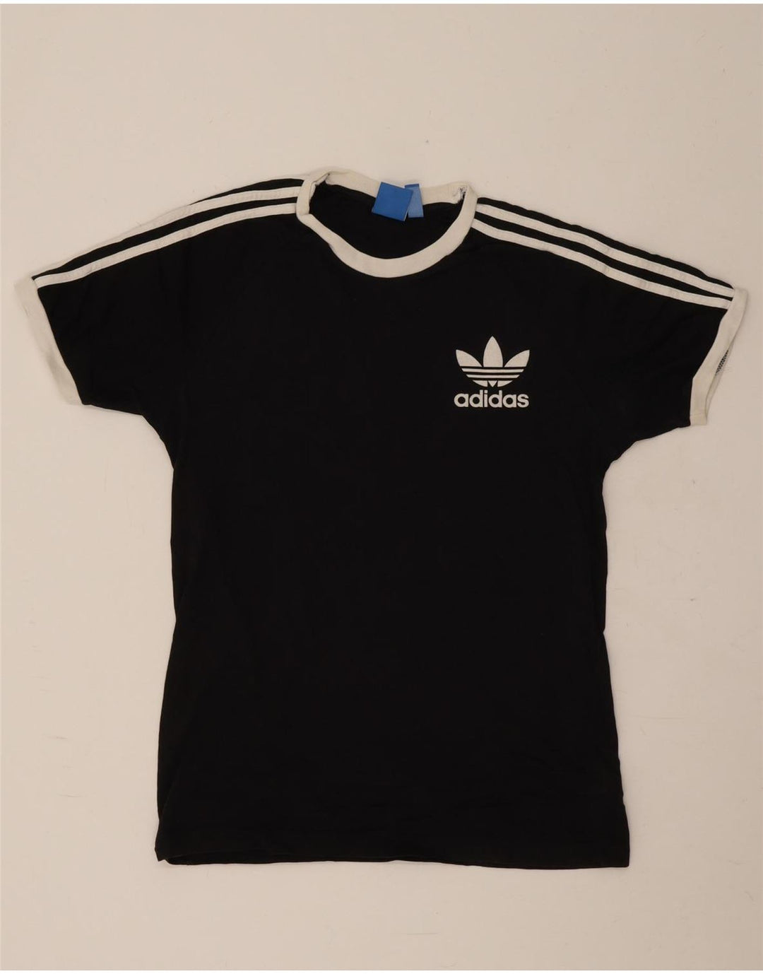 Adidas Herre grafisk T-shirt Top Medium Sort Bomuld