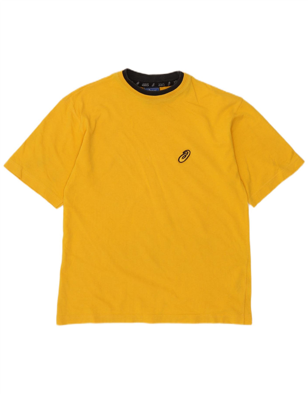 Asics Boys T-Shirt Top 11-12 År Gul Bomuld