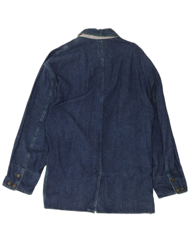 Halvfjerds Herre denimjakke UK 40 Large Blue